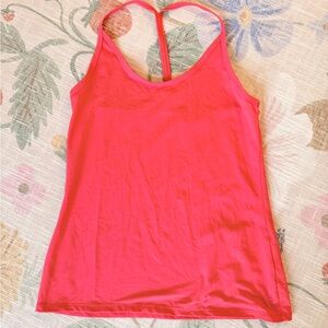 NIKE Bright Coral Racerback Tank Top